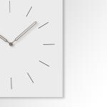 Square Kitchen Wall Clocks Wood Silent Roman Large Numbers 12 Inch Wall Art