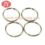 jiayang nickle color high quality aperture key ring parts