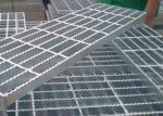 Galvanised Steel Stair Treads With Nosing 6mm Twist Steel Cross Bar