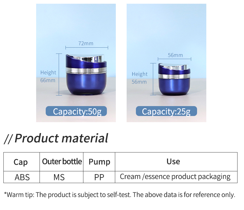 Custom Skincare Bottles Packaging Containers For Cosmetics Screen Printing Acrylic MS Cylinder
