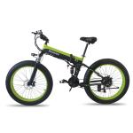 26x4.0 inch Fat Tire Folding E-Bike 1000W Motor 14.5AH S/\MSUNG Lithium Battery