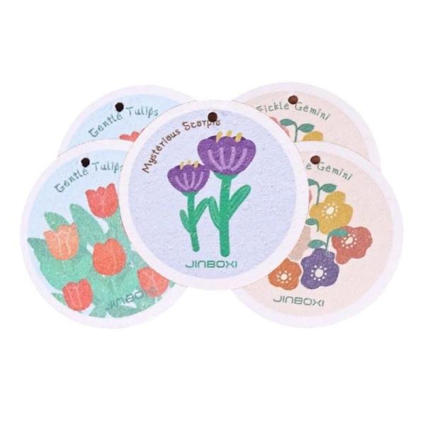 China Custom Cartoon Cellulose Sponge for Non-Stick Cookware Cleaning factory