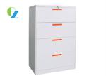 Cold Rolled Steel D452MM Metal Lateral File Cabinets 4 Drawer Office Modern