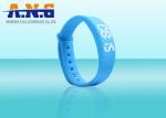 USB Port HF Rfid Tags , Sport Rfid Silicone Wristbands with FM1108 chip