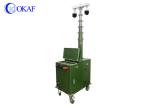 CCTV Camera PTZ Control Mobile Sentry Surveillance Trailer