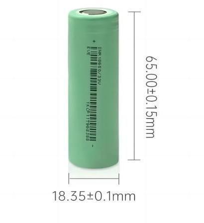 Flashlight 18650 Li Ion Battery 3.7V , 4400mah Cylindrical 18650 Lithium Ion