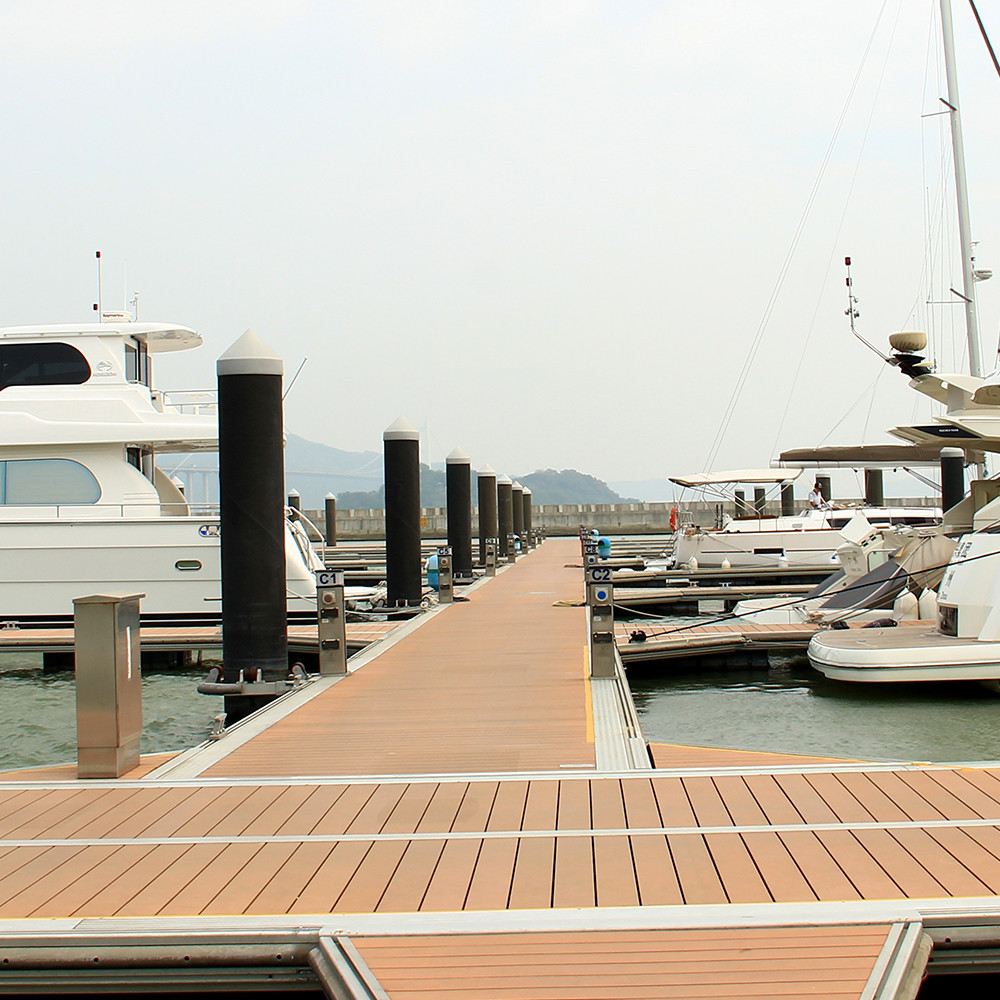 Long-Lasting Yacht Floating Pontoon Dock For Marina Project Aluminum Alloy Floating Walkway For Boat Ship