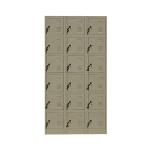 18 Door Key Lock Metal Storage Cabinet For Cell Phone Charge
