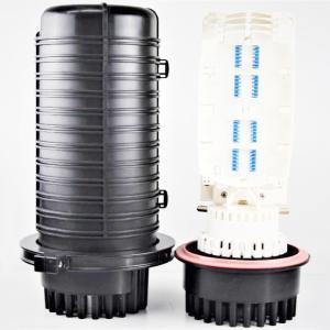 China 576 Ribbon Core IP68 PP ABS Dome Fiber Optic Splice Closure 29 Port 8 Trays factory