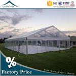 500 People Luxury Transparent Wedding Tent With Clear Roof 100% Waterproof