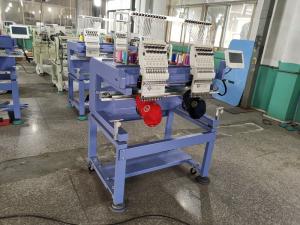 China 8 Inch Touch Screen Two Head Computerized Embroidery Machine For Baby Clothing factory