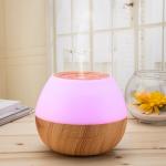 7 LED Lights Air Mist Home 300ml Bamboo Wood Aromatherapy Diffuser