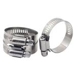 Adjustable Stainless Steel Worm Drive Hose Clamp Reinforced Strength