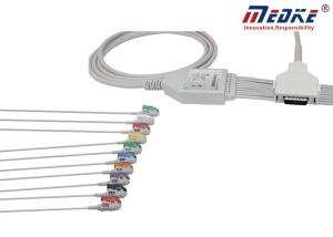 China AHA Coding FDA Shielded 10 Leads FX102F Ecg Patient Cable factory