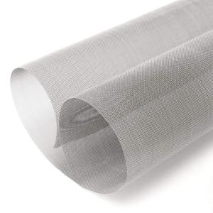 China 200*600 Ultra Fine 316 Stainless Steel Woven Wire Mesh Braided factory
