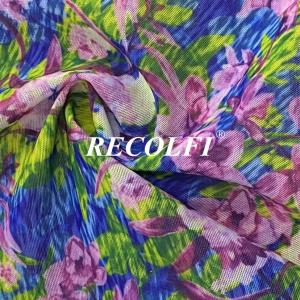 China Digital Print Sustainable Activewear Knit Fabric Workout Yoga Wear factory