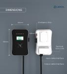 Commercial Type 2 EVSE Charging Station Point 4.3 inch LCD Screen