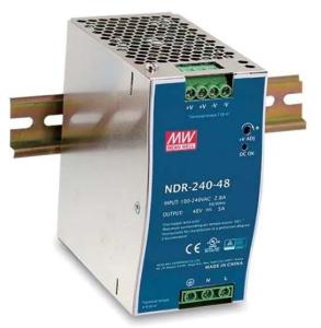 China 75W 48VDC 1.6A Enclosed Power Supply Class II 70mm Width AC/DC EDR-75-48 factory