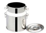 Thickness 0.6mm Silicone Seal 1 Gallon Stainless Steel Milk Can 201