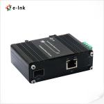Outdoor PoE Media Converter 1 Port 100/1000x SFP To 1-Port 10/100/1000T 802.3bt