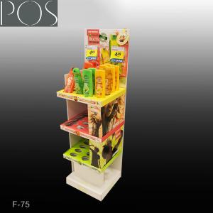 China Shampoo corrugated display stands with hole insert to fixed factory