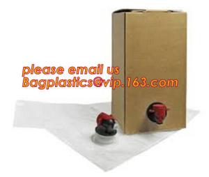 China Silver Red Wine Quad Seal Bag Glod Reusable Bag In Box For Apple Liquid And Juice,1L ~ 500L Water Bib Bag In Box &amp; Liqui factory