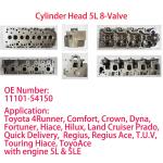Toyota 2L 2LT 3L 5L Cylinder Heads for Crown Hiace Hilux Toyota 22RE 22RTEC