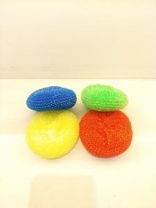 China Strong Decontamination Plastic Pot Scourers , Free Samples Plastic Scrubbers For Dishes factory