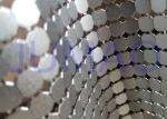 8 Mm Corrosive Resistance Silver Metal Fabric Colorful Rings Room Divider