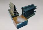 Wood Grain Powder Coating Aluminium Extruded Products H Channel Extrusion