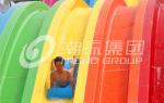 Colorful Racing Water Park Rides , Holiday Resorts With Water Parks For Family