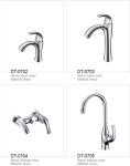 Deck Mounted Waterfall Sink Tap Washroom Chrome Bathroom Faucets