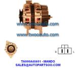 AC165617 807653 80E7653T - MANDO Alternator 12V 65A Alternadores HYUNDAI 807653