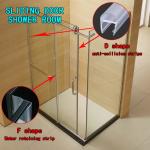F Shaped Sliding Shower Door Seal Strip