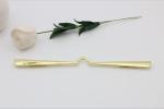 High quality luggage hardware accessories gold decorative lock strip decorative