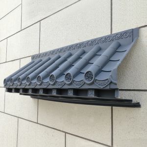 China Easy Installation Frame Chinese Traditional Roof Plastic Tiles on sale