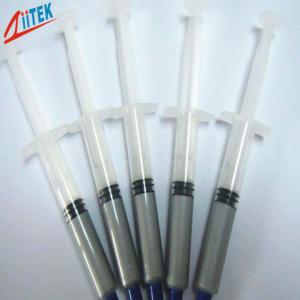 China Gray Thermal Grease Metal Oxide Filled Silicone Oil For Computer CPU factory