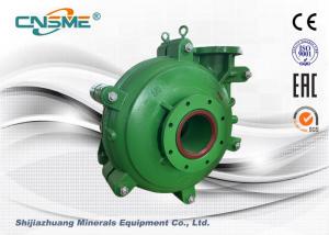 China 6 Inch Heavy Duty Slurry Pump Centrifugal Horizontal Type Green Color factory