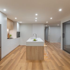 Diy Modular Timber Wood Veneer Kitchen Cabinet White Grain