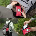 First Aid Responder Ems Medical Emergency Trauma Bag Portable Empty Dual Zippers