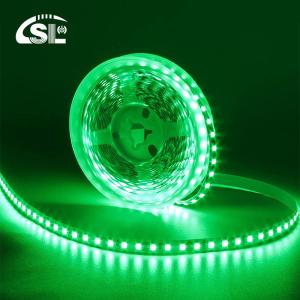 China IP20 Rating High Brightness Customized 5V 120LEDs Green One Light One Cut Electroplate SMD2835 LED Strip Light factory