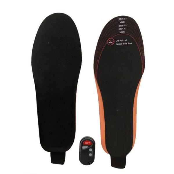 China Far Infrared Electric Heated Insoles Foot Warmer Wireless Rechargeable factory