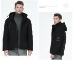 Stylish Down Jacket Men'S With Arm Pocket Individual Linen Jacket Mens Casual