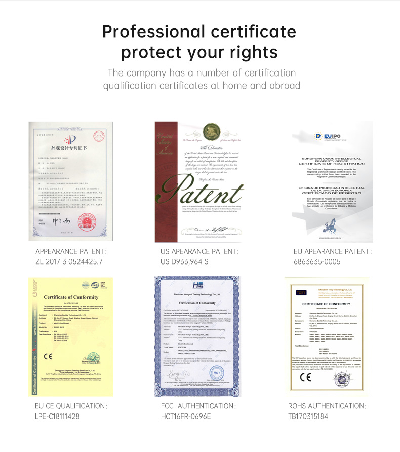 EB18-X Soft Bristles Electric Toothbrush Heads with Dentist Recommended Technology and 1 Year Warranty