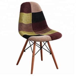 China Fashionable Patchwork Dining Chairs , Colorful Patchwork Occasional Chair factory