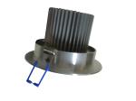 Low Power 85 - 265V 50HZ Die - Casting Alu & Glass LED Ceiling Lamp 7W CE, RoHS