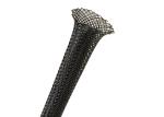 Wear Resistance Braided Nylon Sleeve Black Color With Smooth Surface