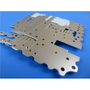 RO4350B LoPro Microwave PCB 30.7mil Rogers High Frequency PCB Reverse Treated Foil With ENIG for Digital Applications
