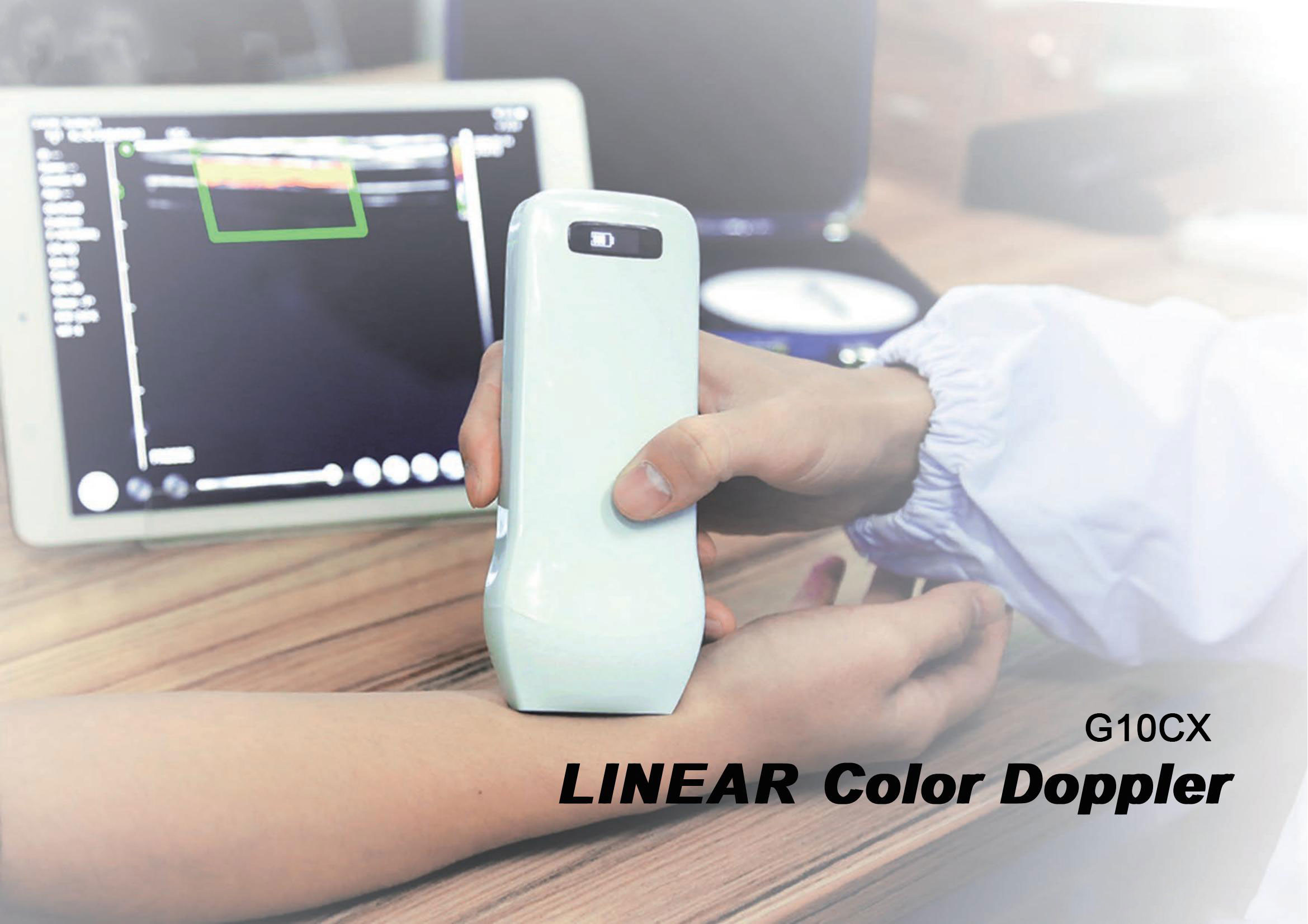 10mhz G10CX Medical Hospital Equipments Doppler Linear Wireless Probe Type Ultrasound Scanner
