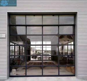 China 5m Width Insulated Glass Garage Doors factory